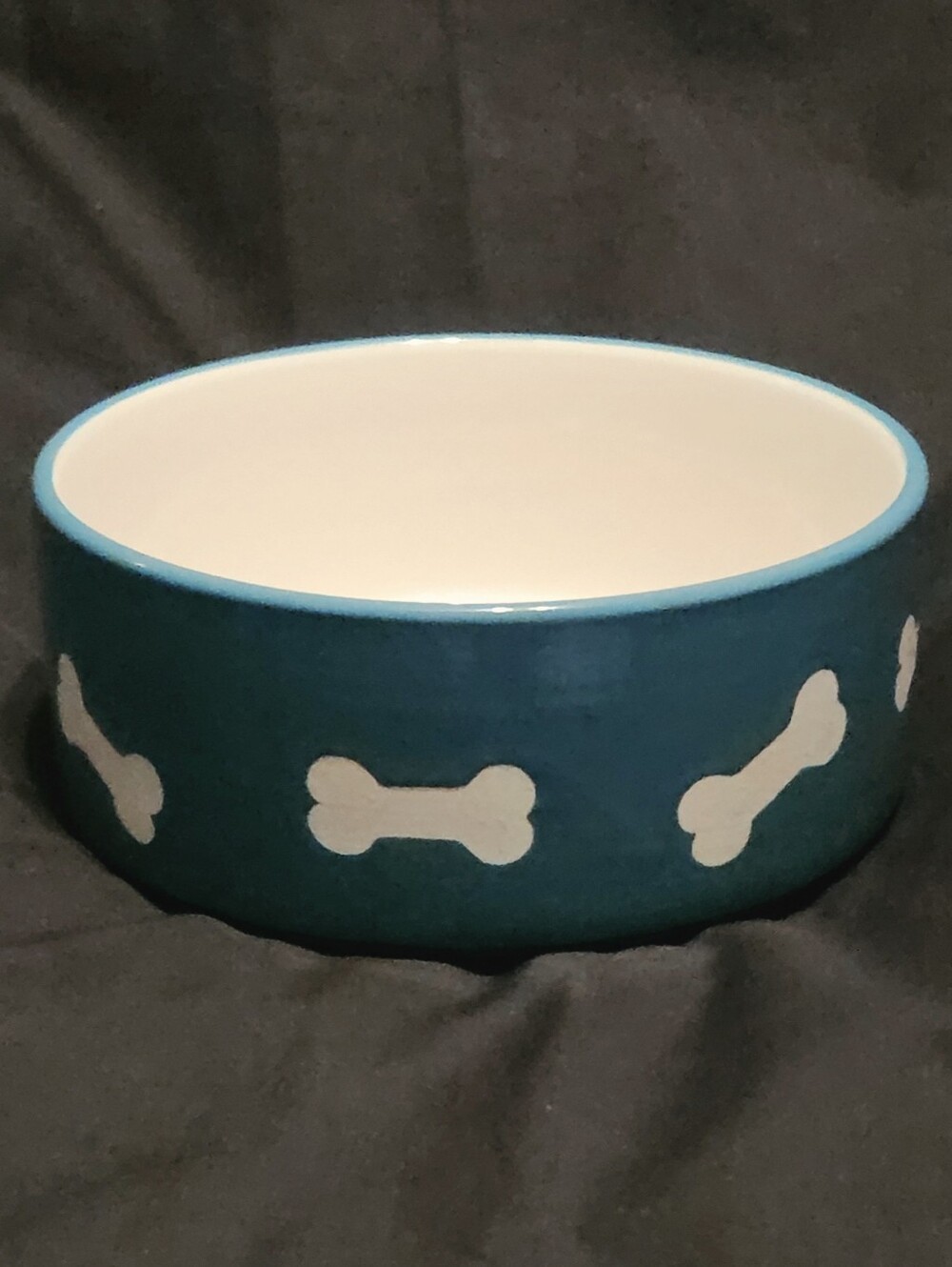 The Turquoise Table Pet Bowl 5.5x2.25" by Kristen Schell 20oz